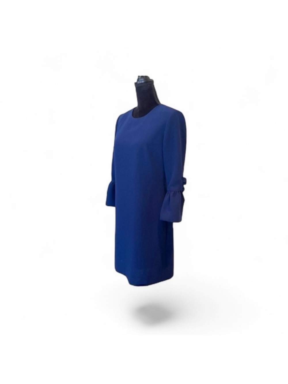 Club Monaco classic blue 3/4 sleeve modest formal contemporary dress size 6